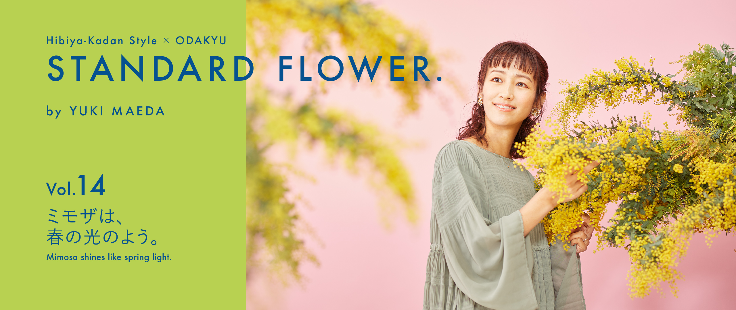 Standard Flower Vol 14 ミモザは 春の光のよう 小田急ポイントカード Opカード